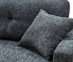 67.7" Wide Mid-Century Modern Upholstered Tufted Loveseat Sofa With Wooden Legs