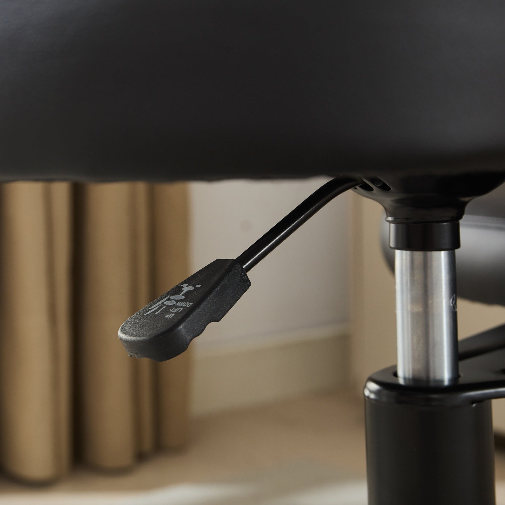 Meditation Chair Plus, Cross Legged Chair with Wheels, ADHD Chair, Criss Cross Desk Chair with Lumbar Support and Adjustable Stool, Flexible Design for Fidgety Sitters, Black PU