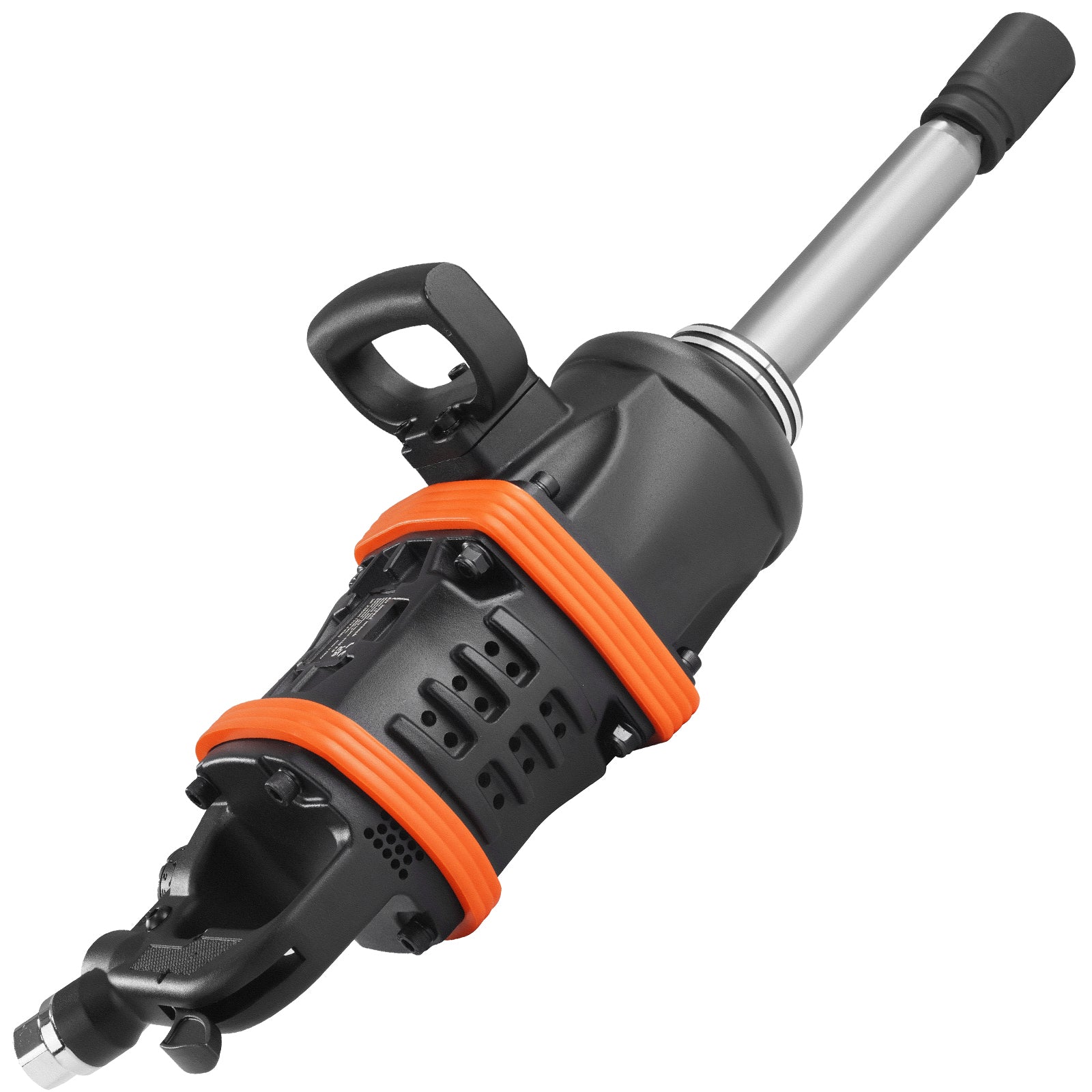 1 Inch Air Impact Wrench, Up to 5175 ft-lbs Beast Reverse Torque Output Pneumatic Impact Gun w/ 8 Inch Extended Anvil for Repairs and Maintenance of Heavy Duty Machinery / Semi-Truck / Bus