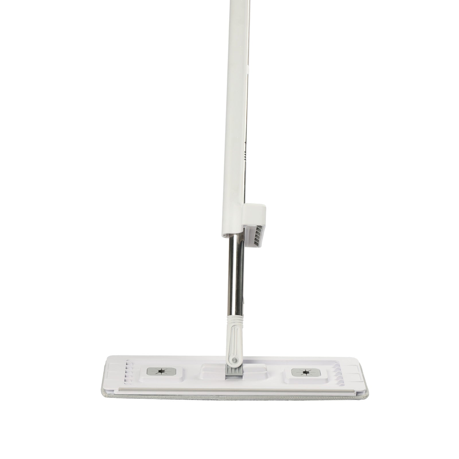 Flat Mop, Self Wringing, Microfiber Floor Cleaner with 4 Reusable & Washable Pads for Dry & Wet Floor Cleaning, Microfiber Flat Mop with Stainless Steel Handle for Hardwood Laminate Tile Vinyl