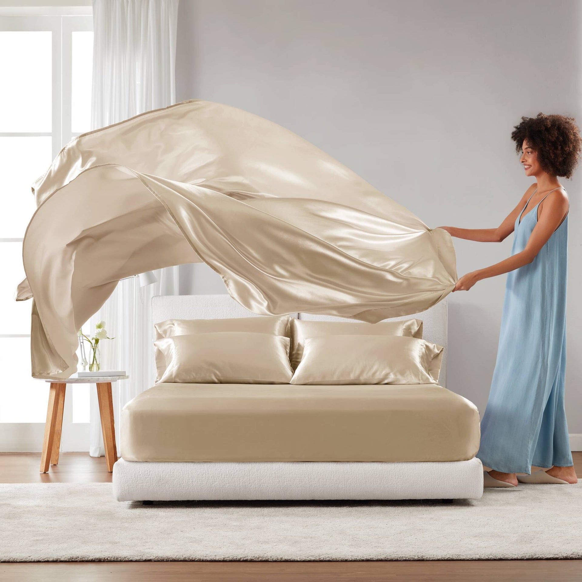 Satin Luxury Sheet Set Queen