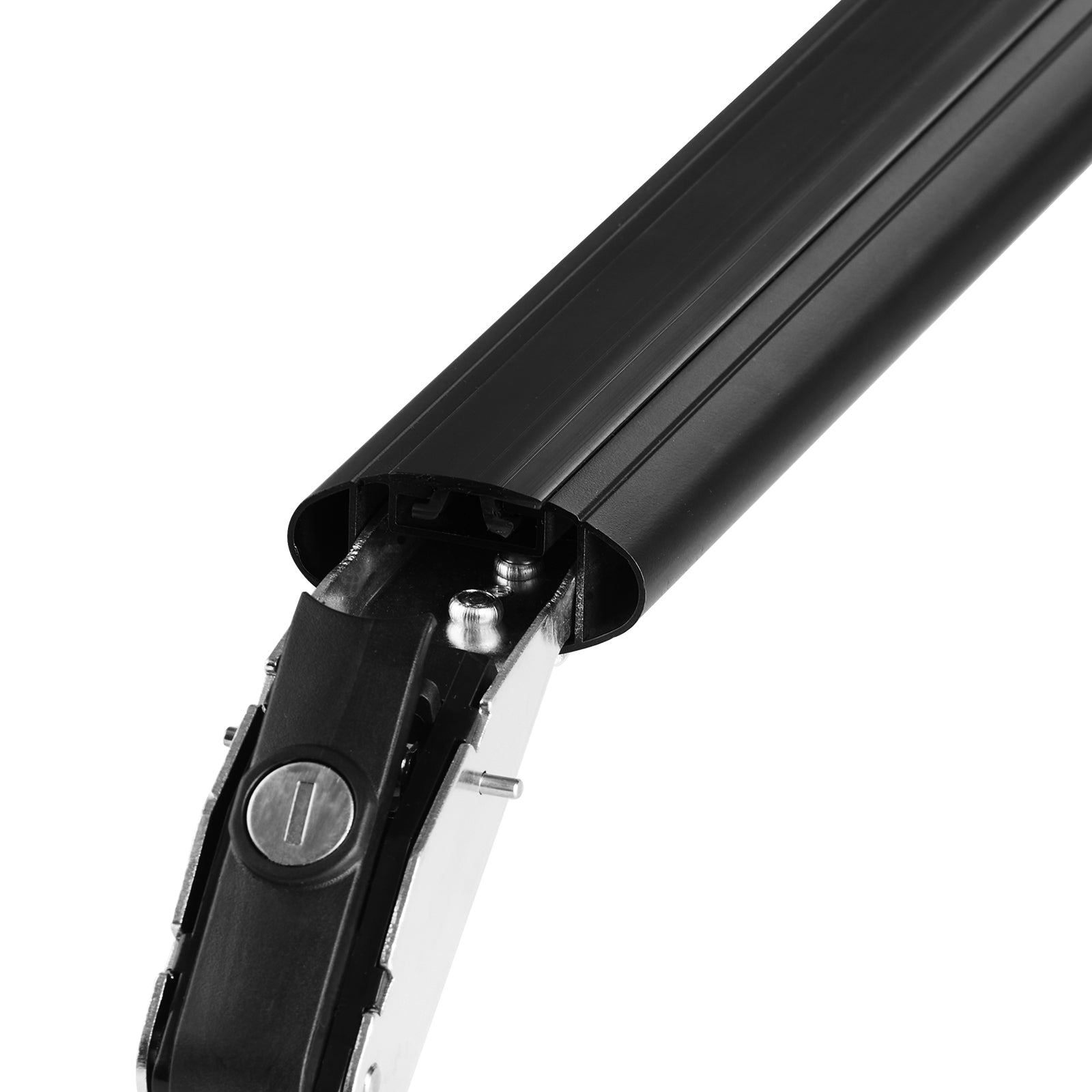 Universal Roof Rack Cross Bars, 41.3" Aluminum Roof Rack Crossbars, Fit Roof without Side Rail, 155 lbs Load Capacity, Adjustable Bare Roof Crossbars with Locks, for SUVs, Sedans, and Vans