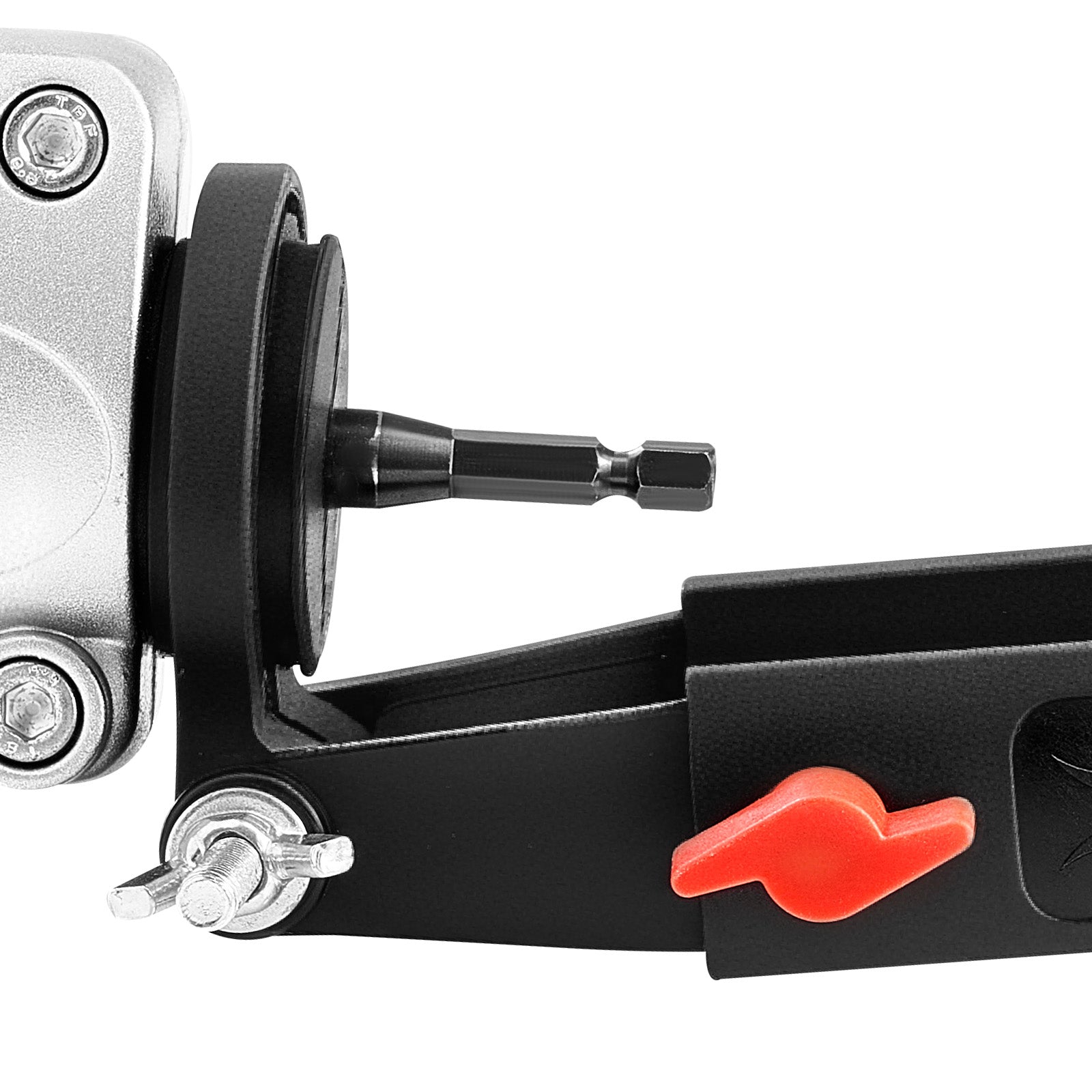 Metal Shear/Cutter Drill Attachment, Sheet Metal Cutter with 360-Degree Pivoting Head, Sharp Blades,Ideal for 18 GA Galvanized Steel, 20 GA Stainless Steel, Aluminum Plate, Plastic, Cardboard