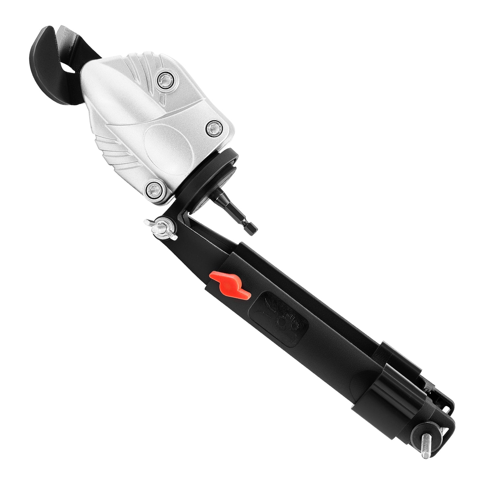 Metal Shear/Cutter Drill Attachment, Sheet Metal Cutter with 360-Degree Pivoting Head, Sharp Blades,Ideal for 18 GA Galvanized Steel, 20 GA Stainless Steel, Aluminum Plate, Plastic, Cardboard