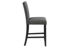 MARIAN DARK GRAY BAR STOOL  (KIT OF 2)