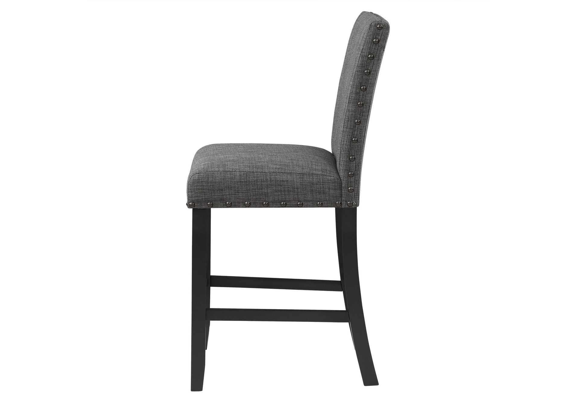 MARIAN DARK GRAY BAR STOOL  (KIT OF 2)
