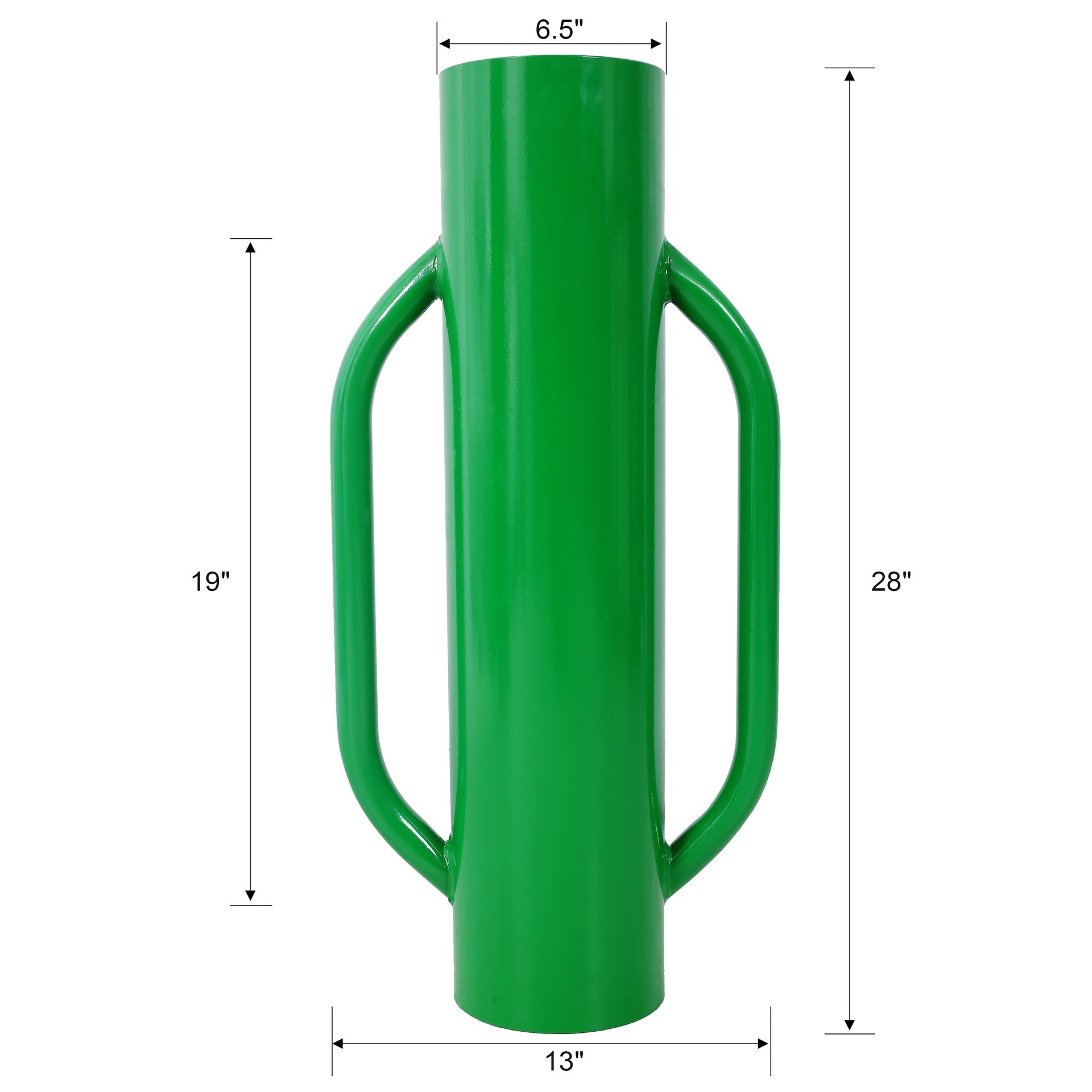 Iron Fence Post Driver, 37LB Metal Fence Post Driver with Handle, Heavy Duty T Post Pounder Rammer for Installing Fence Post ,green