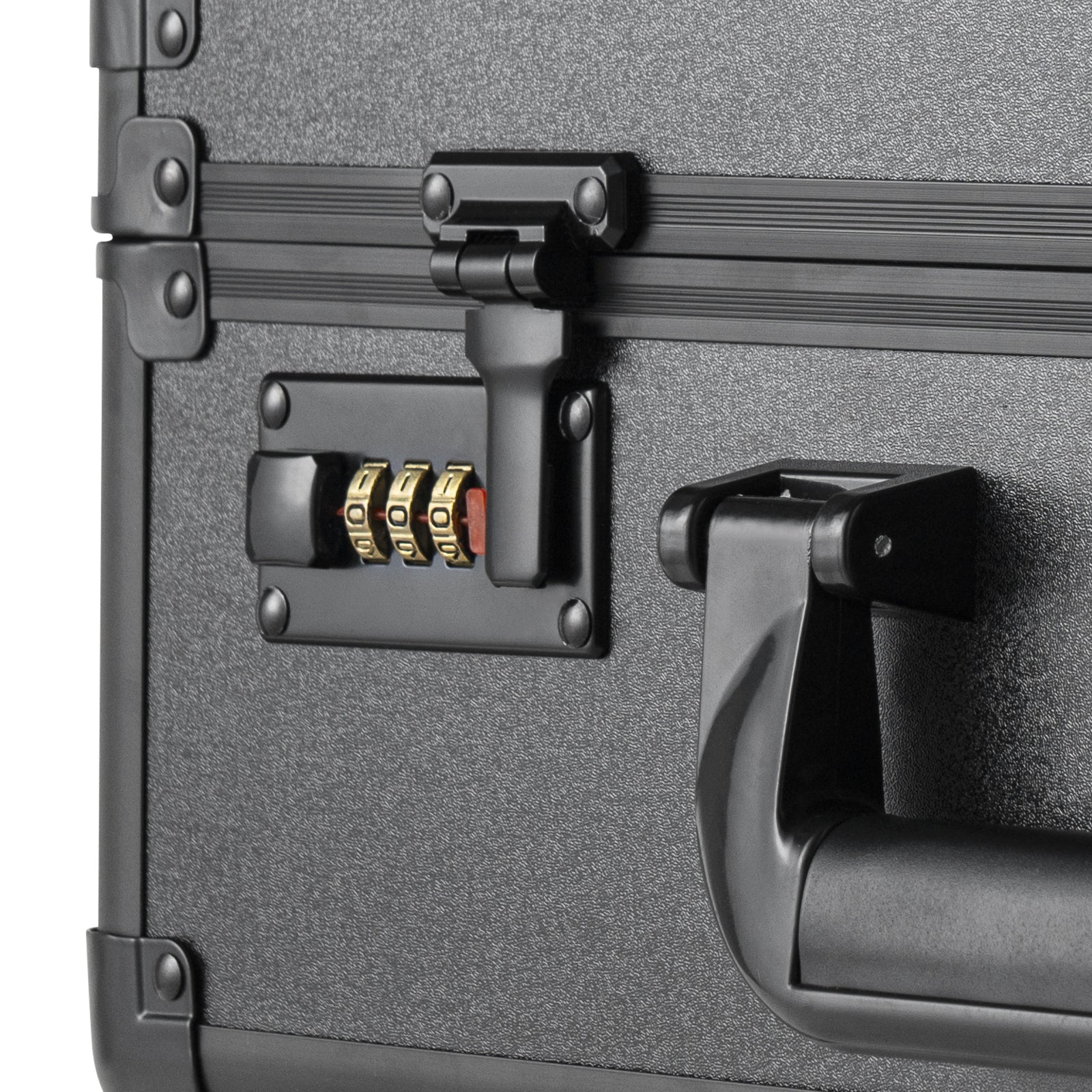 Graded Card Storage Box, 5 Slots, Graded Sports Cards Holder Carrying Case with Coded Lock Foam Dividers, for 162 PSA Graded Cards 115 BGS Cards 130 SGC Cards 585 Top Loaders or 999+ Loose Cards