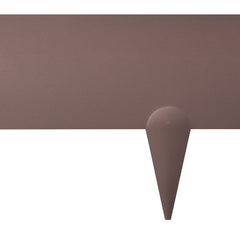 Steel Landscape Edging 5 Packs 39x3in Rust-Resistant Garden Edging Border Brown