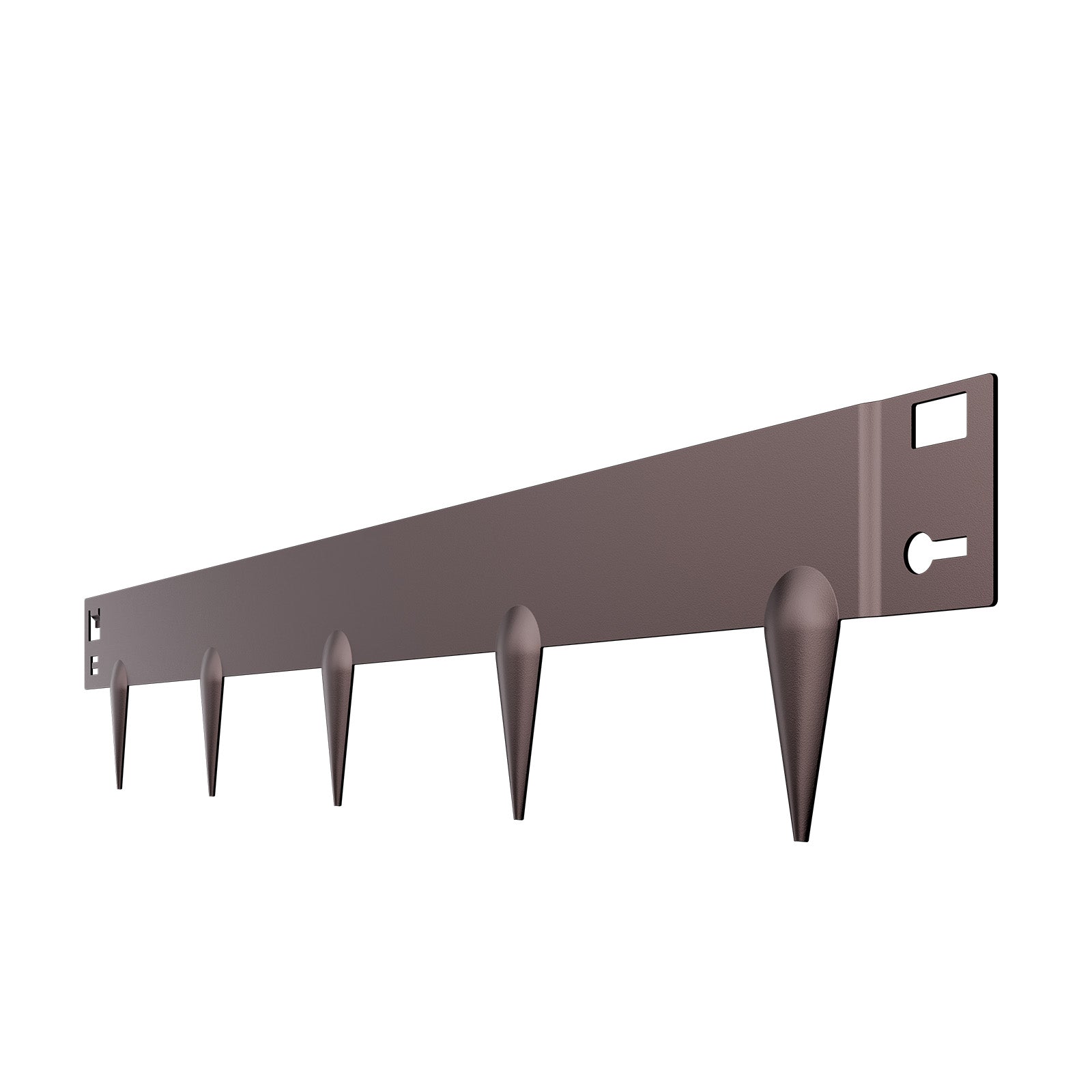 Steel Landscape Edging 5 Packs 39x3in Rust-Resistant Garden Edging Border Brown