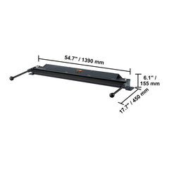 Box and Pan Brake, 48-Inch, 0-130 Degrees Sheet Metal Bending Brake, Portable Mini Metal Bender with 20 Gauge Low Carbon Steel 14 Gauge Aluminum Capacity Power Handle, for Metal Bending