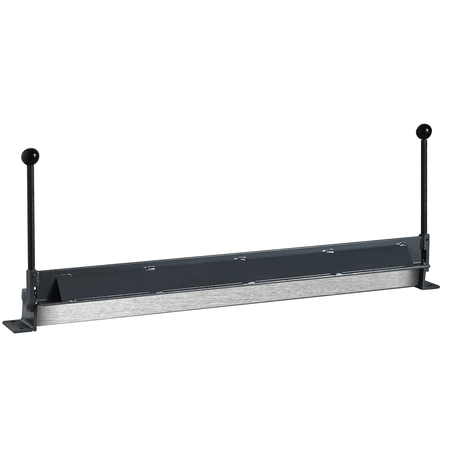 Box and Pan Brake, 48-Inch, 0-130 Degrees Sheet Metal Bending Brake, Portable Mini Metal Bender with 20 Gauge Low Carbon Steel 14 Gauge Aluminum Capacity Power Handle, for Metal Bending