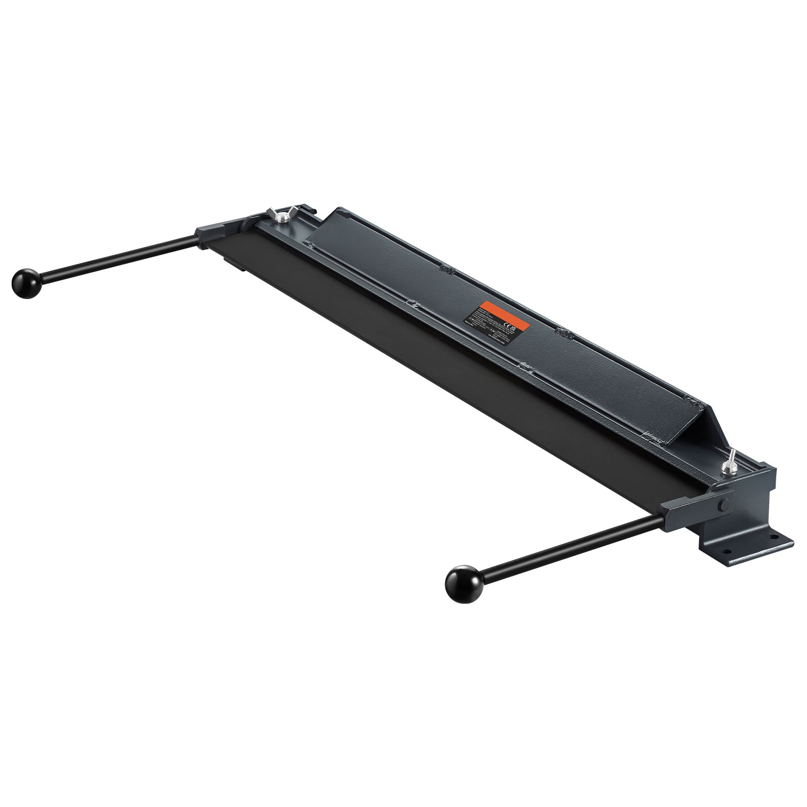Box and Pan Brake, 48-Inch, 0-130 Degrees Sheet Metal Bending Brake, Portable Mini Metal Bender with 20 Gauge Low Carbon Steel 14 Gauge Aluminum Capacity Power Handle, for Metal Bending