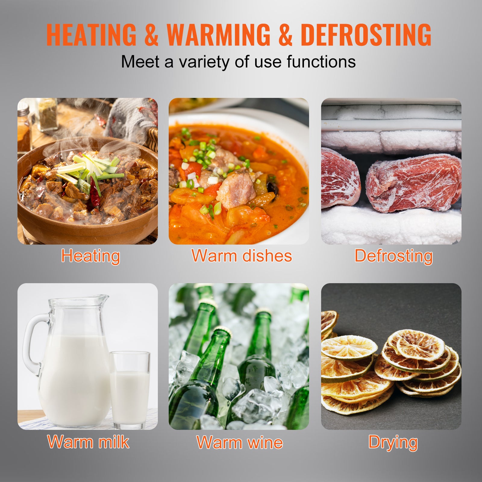 Electric Warming Tray, 16.5" x 11" Portable Tempered Glass Heating Tray, Perfect for Dinner, Catering, House, Parties, Events, Entertaining and Holiday, Black
