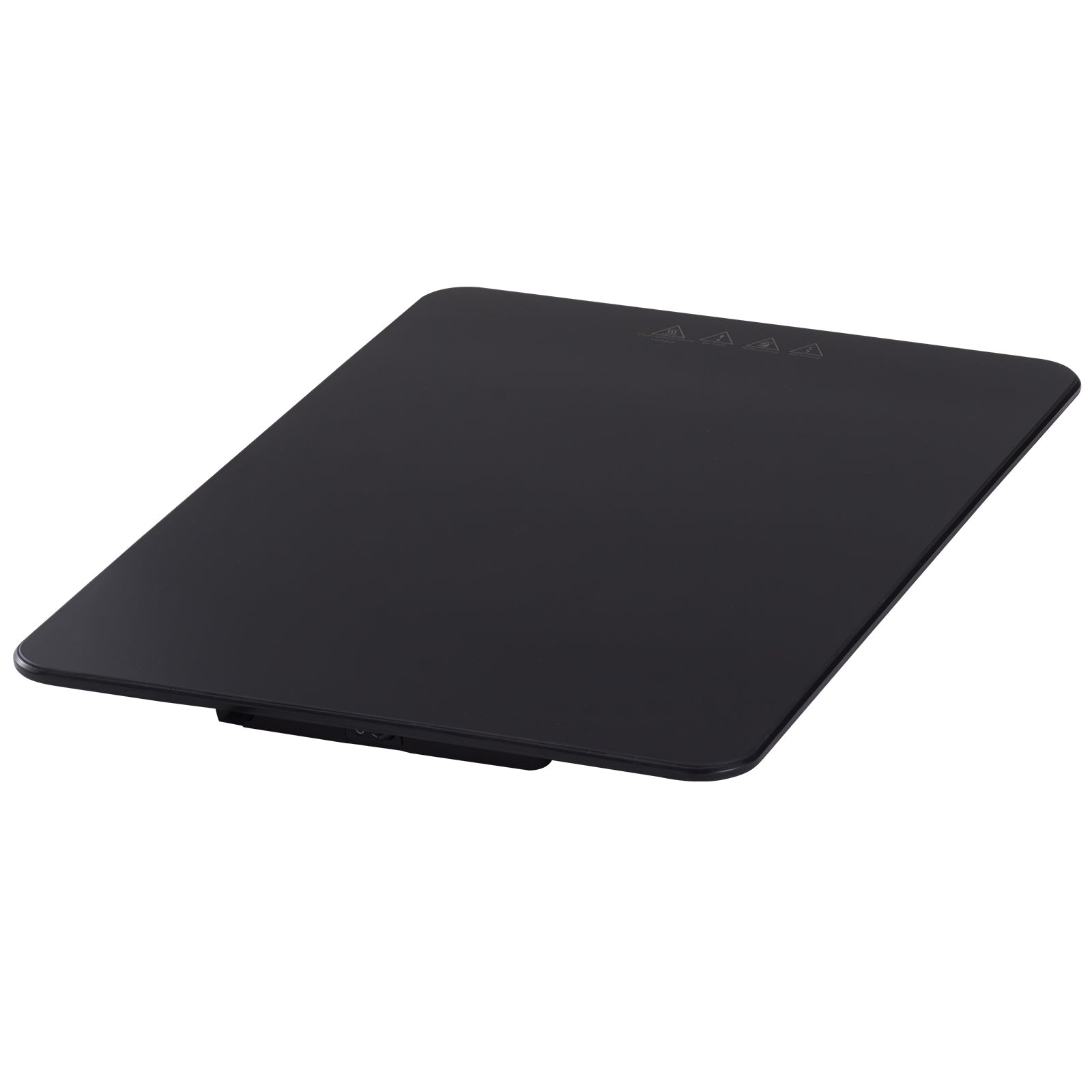 Electric Warming Tray, 16.5" x 11" Portable Tempered Glass Heating Tray, Perfect for Dinner, Catering, House, Parties, Events, Entertaining and Holiday, Black