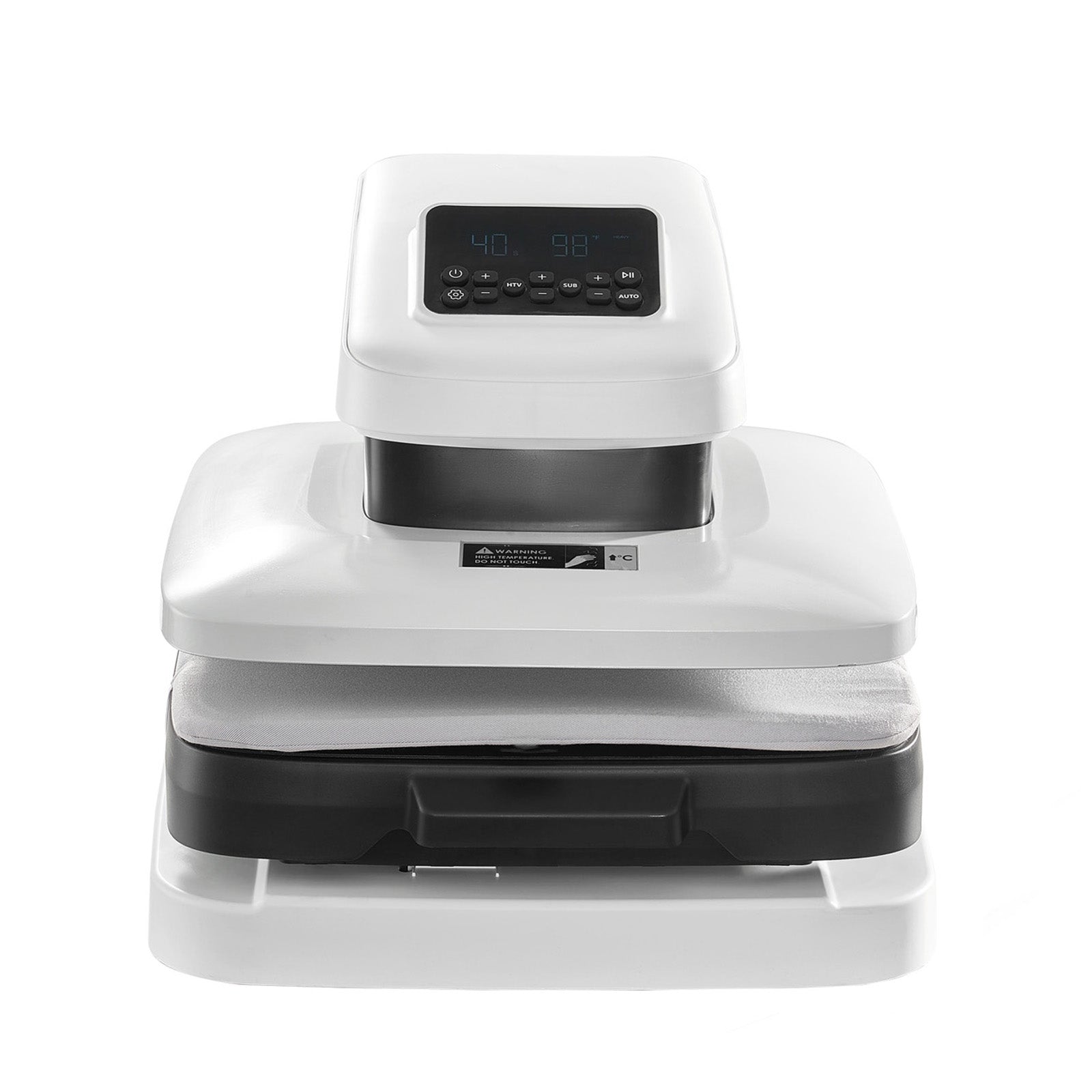 Auto Heat Press Machine T-Shirt Press Machine 15 x 15 in Heat Plate White