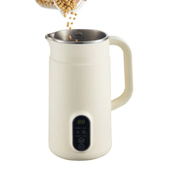 6-in-1 Nut Milk Maker, 20 oz Soy Milk Maker Machine with 6 Blades, for Homemade Oat, Nut, Soy, Juice, Plant-Based and Non Dairy Beverages with High-Temp Self-Cleaning, Boil Water, 12-Hour Delay