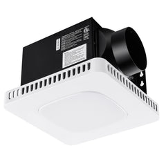 Bathroom Exhaust Fan, 80 CFM High-Efficiency Ventilation, 1.5sones Low Noise Operation All-Copper Motor, Energy-Saving Bathroom Ceiling Fan, Need For Attic Access, For Various Ceilings