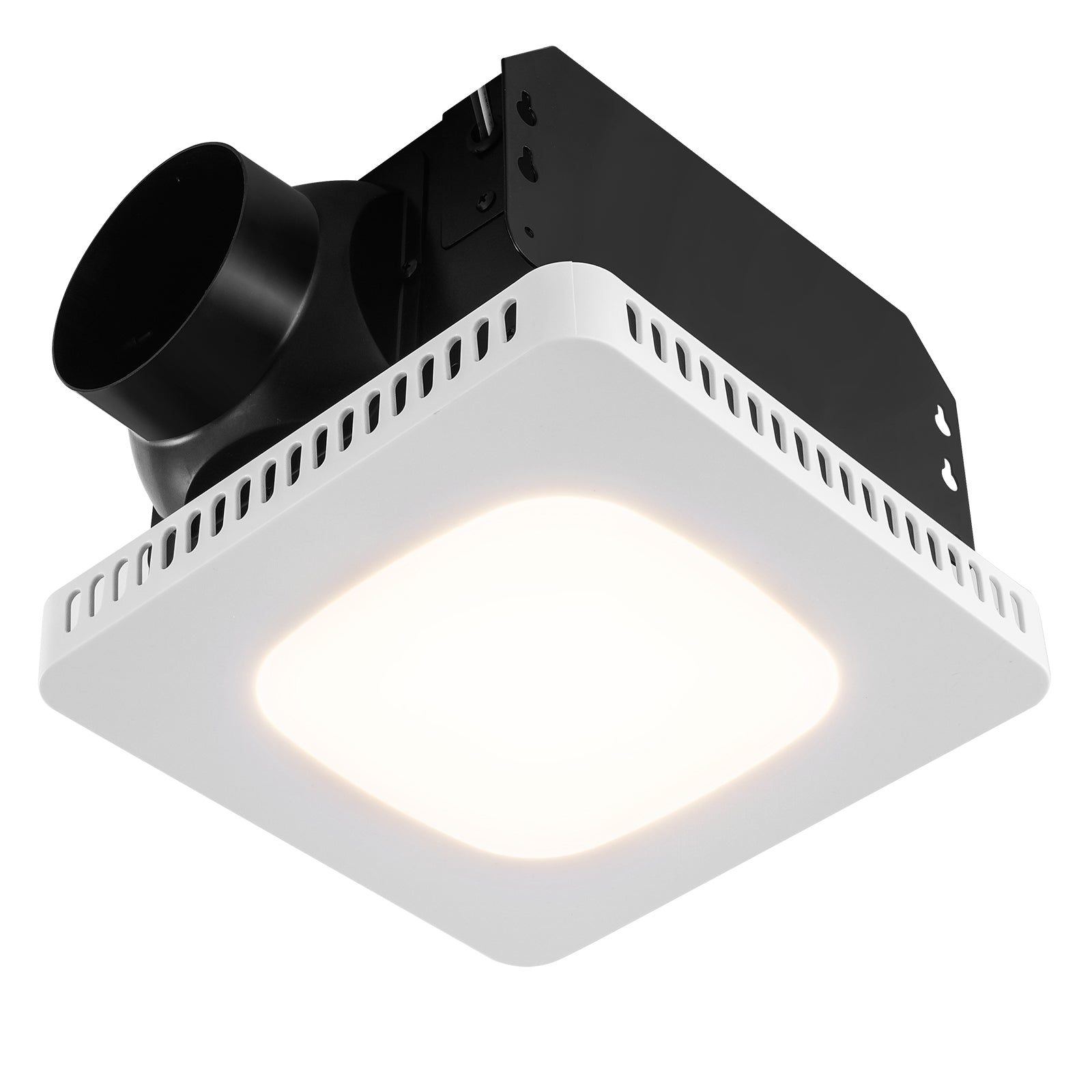 Bathroom Exhaust Fan, 80 CFM High-Efficiency Ventilation, 1.5sones Low Noise Operation All-Copper Motor, Energy-Saving Bathroom Ceiling Fan, Need For Attic Access, For Various Ceilings