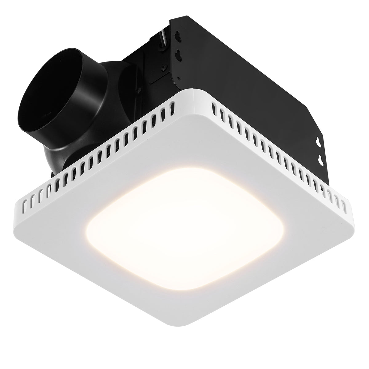 Bathroom Exhaust Fan, 80 CFM High-Efficiency Ventilation, 1.5sones Low Noise Operation All-Copper Motor, Energy-Saving Bathroom Ceiling Fan, Need For Attic Access, For Various Ceilings