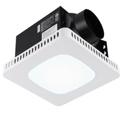 Bathroom Exhaust Fan, 80 CFM High-Efficiency Ventilation, 1.5sones Low Noise Operation All-Copper Motor, Energy-Saving Bathroom Ceiling Fan, Need For Attic Access, For Various Ceilings