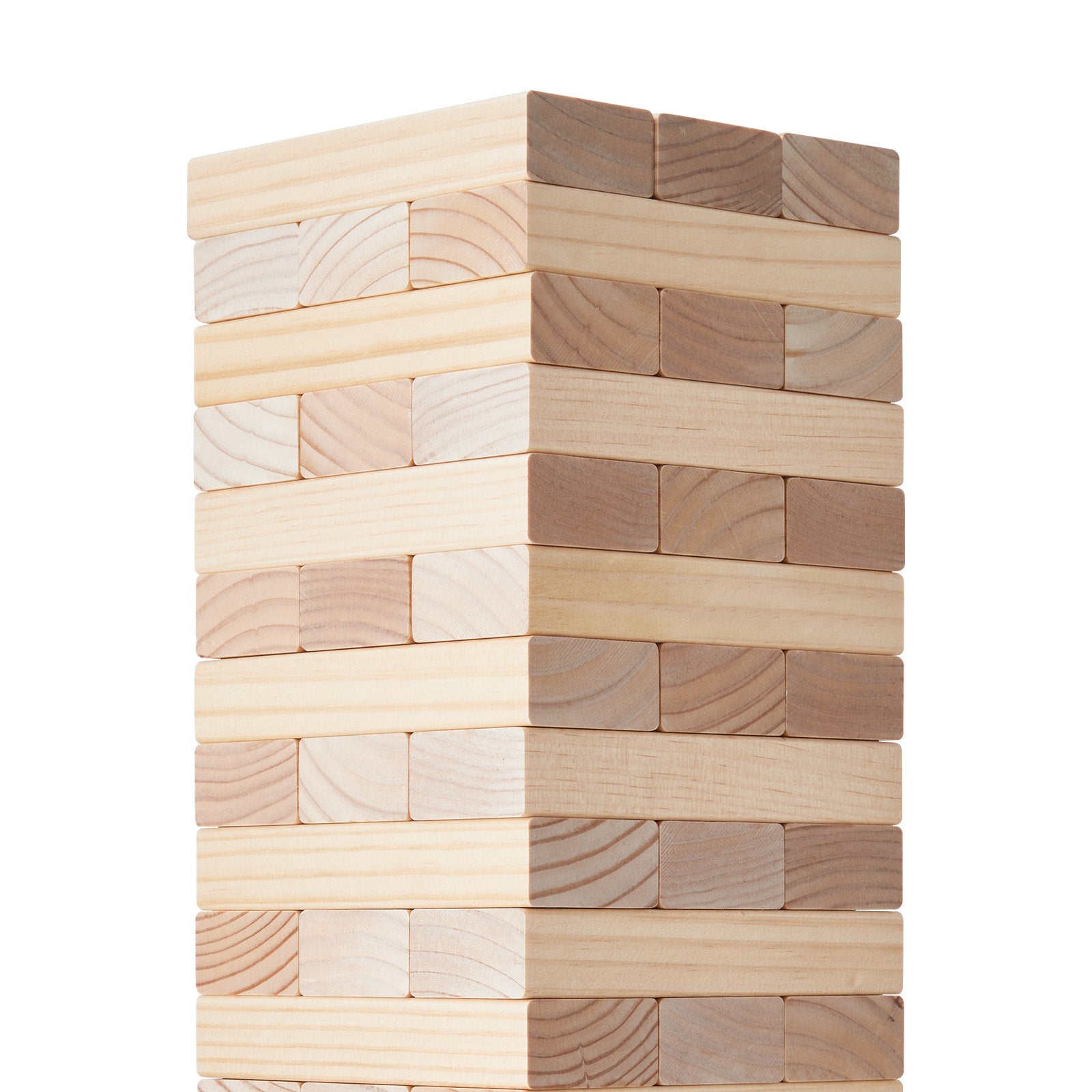 Tumbling Timber Toy 60 Blocks Giant Tumble Tower Blocks Game Pine Wood Bag
