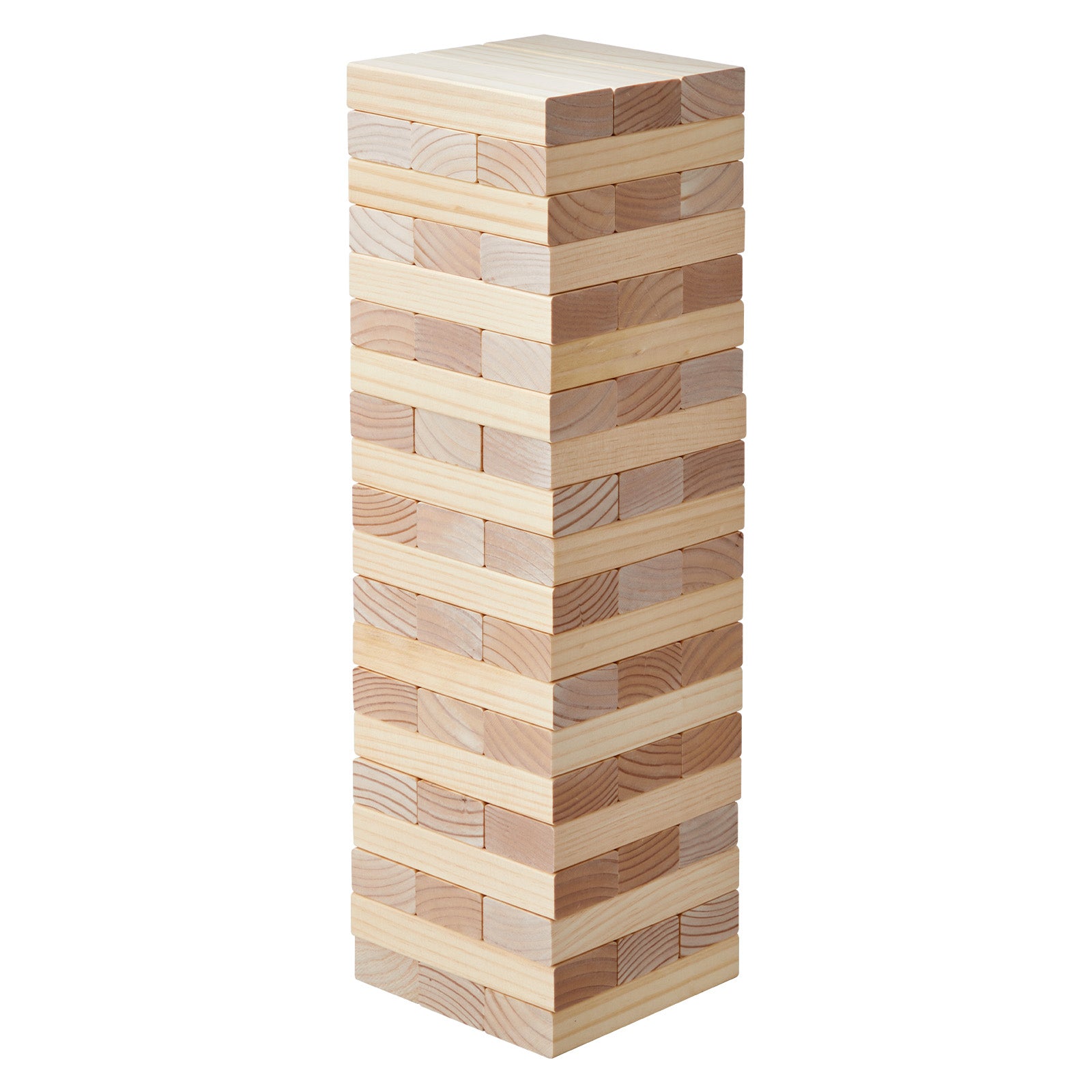 Tumbling Timber Toy 60 Blocks Giant Tumble Tower Blocks Game Pine Wood Bag