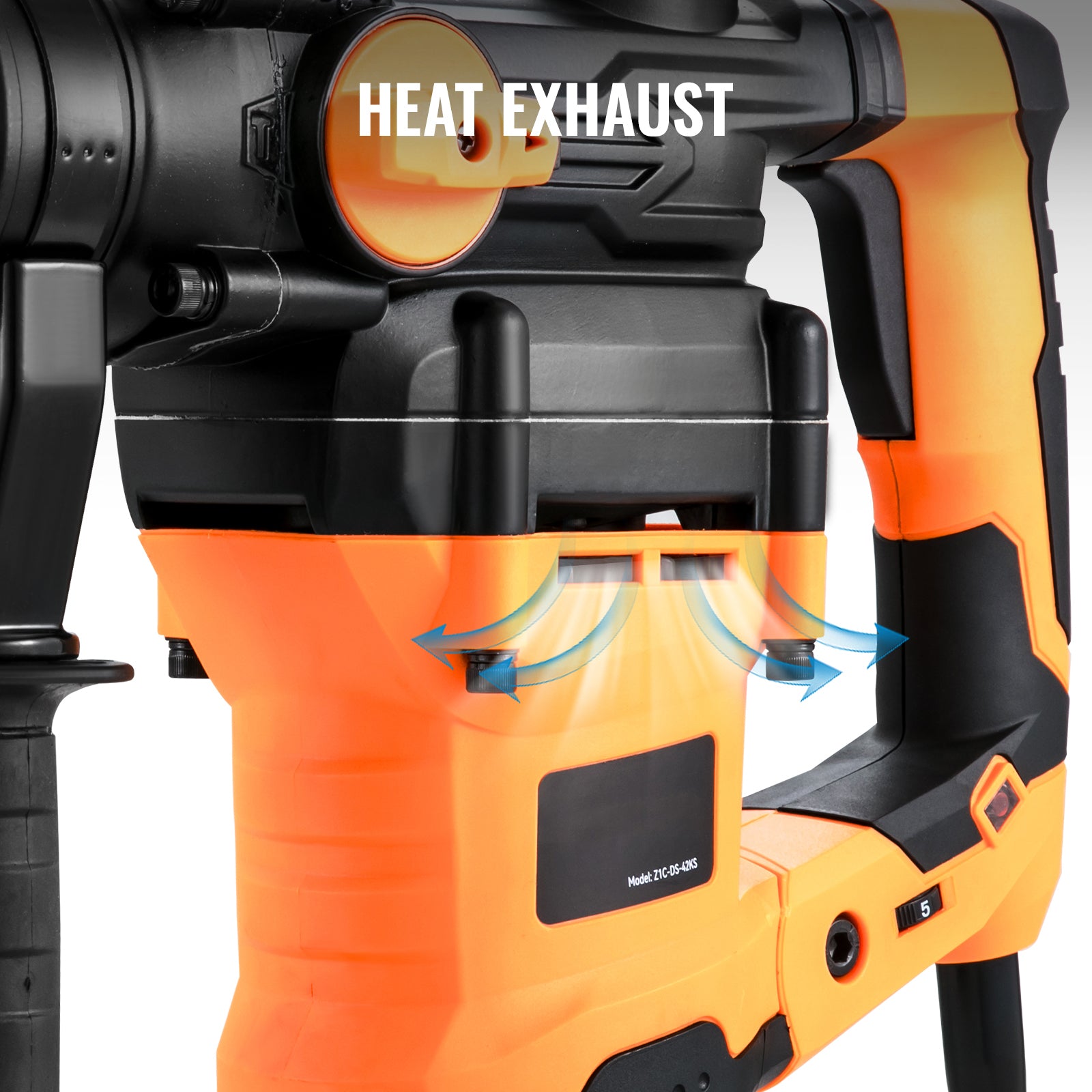 Rotary Hammer Drill Corded Drills 1-9/16" 3 Modes SDS-MAX Chipping Hammers