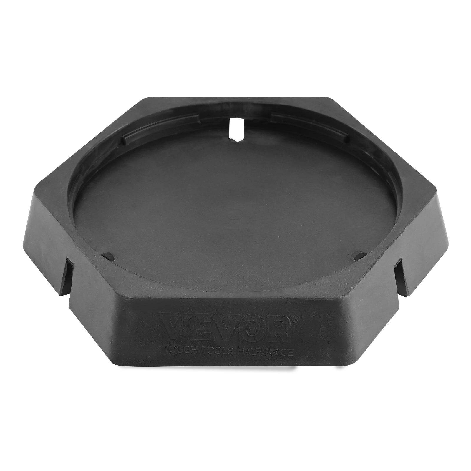 RV Leveling Pads, 9 Inch Round Landing Feet, Permanent Attached Jack Stabilizers, Rubber Jack Pads, 5000 lbs Capacity per RV Jack Pad, 5th Wheels, Travel Trailers, Class A/C Motorhomes (4-Pack)