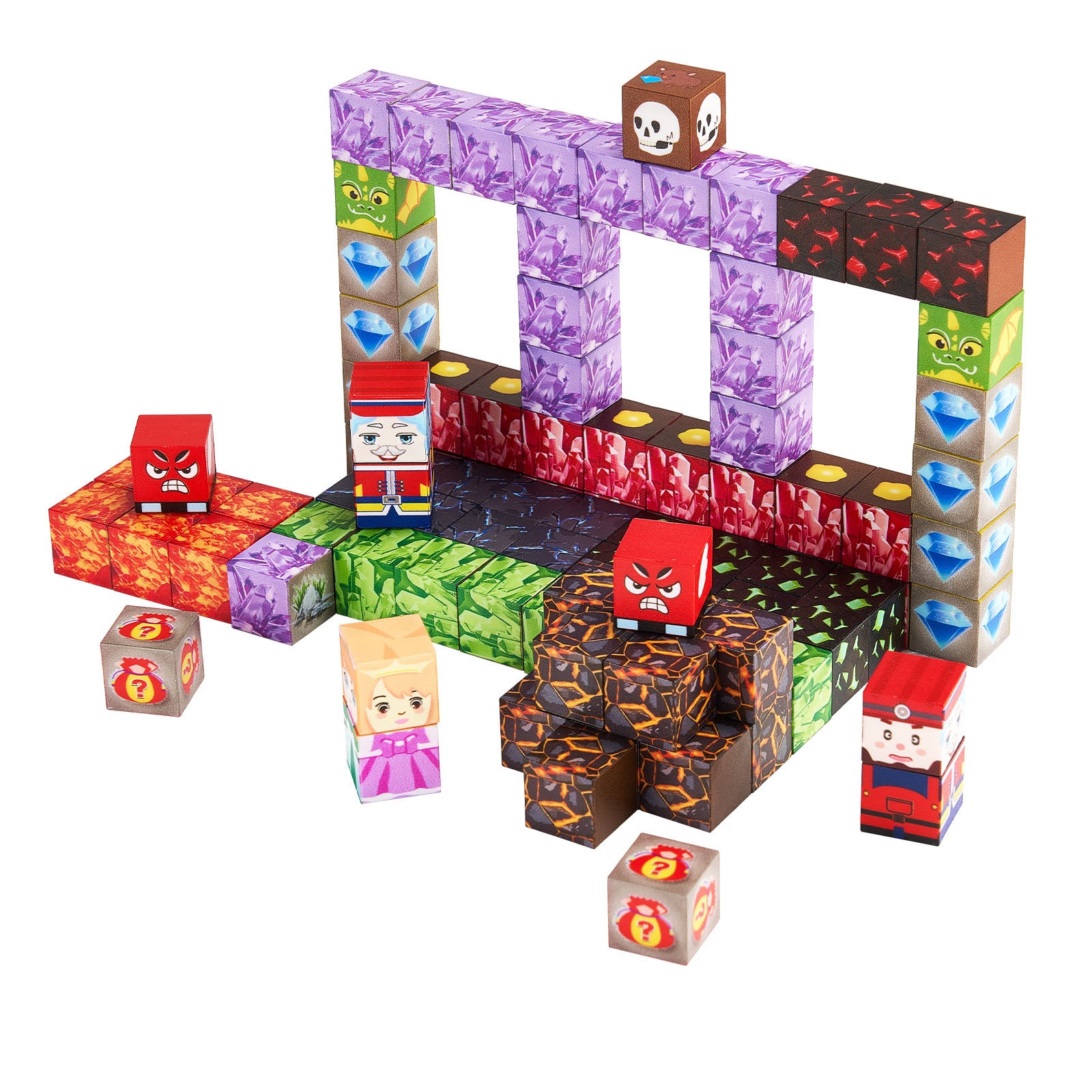 Magnetic Blocks 150 PCS Dark Castle Set STEM Montessori Sensory Toys