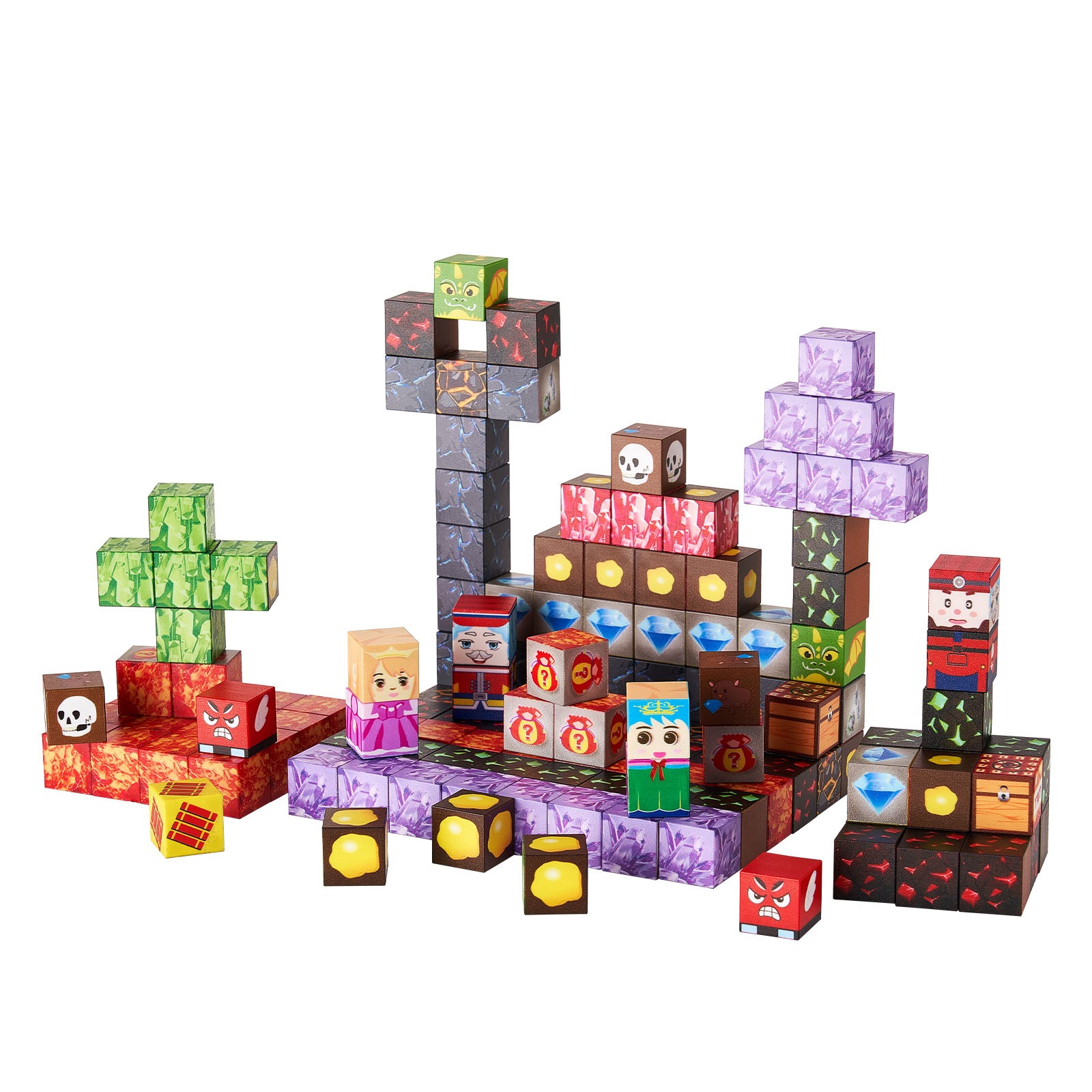 Magnetic Blocks 150 PCS Dark Castle Set STEM Montessori Sensory Toys