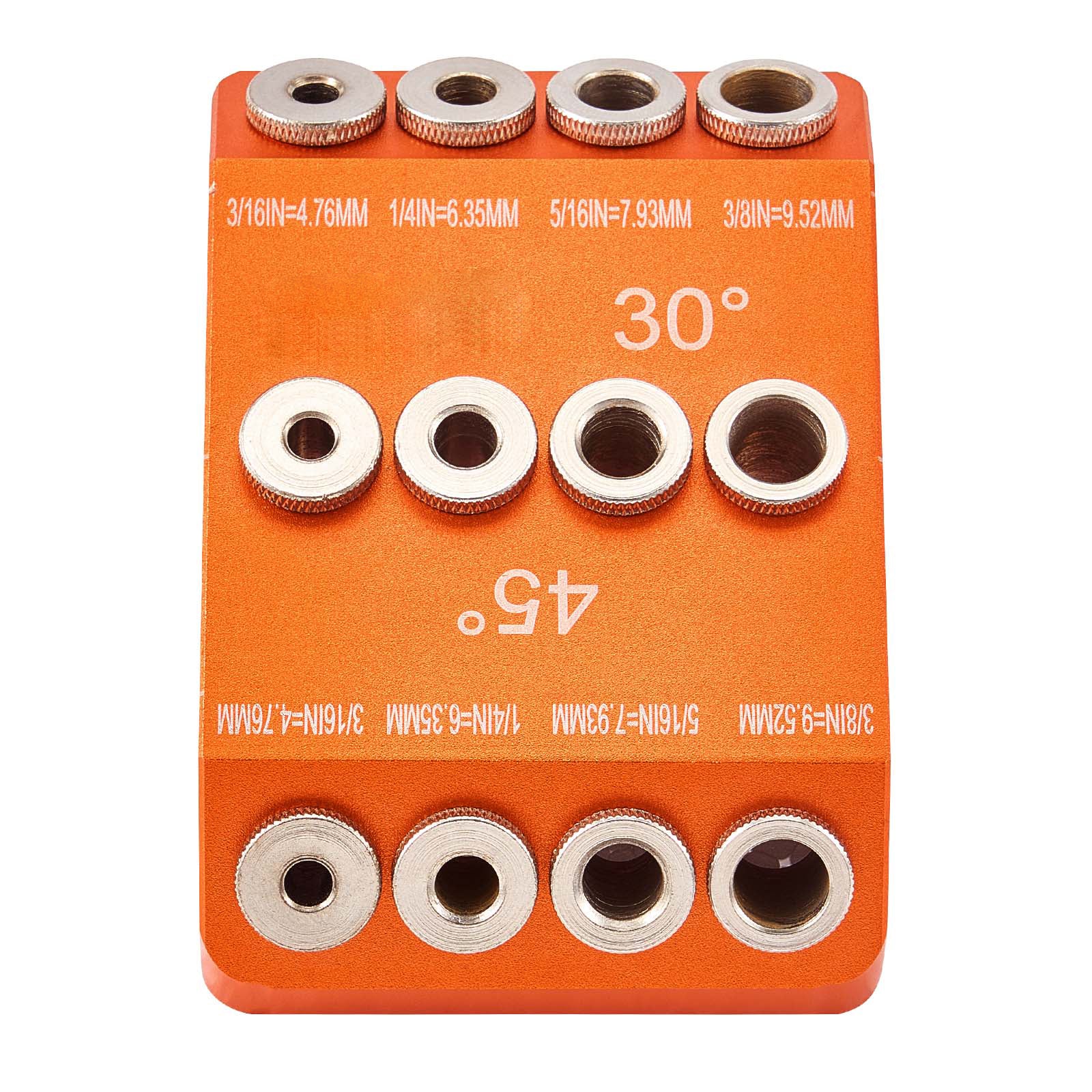 Drill Guide 30/45/90 Degree Angle 4 Sizes Portable Precision Drilling Guide Jig