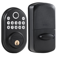 Fingerprint Door Lock Keyless Entry Door Lock Password and Key Unlock