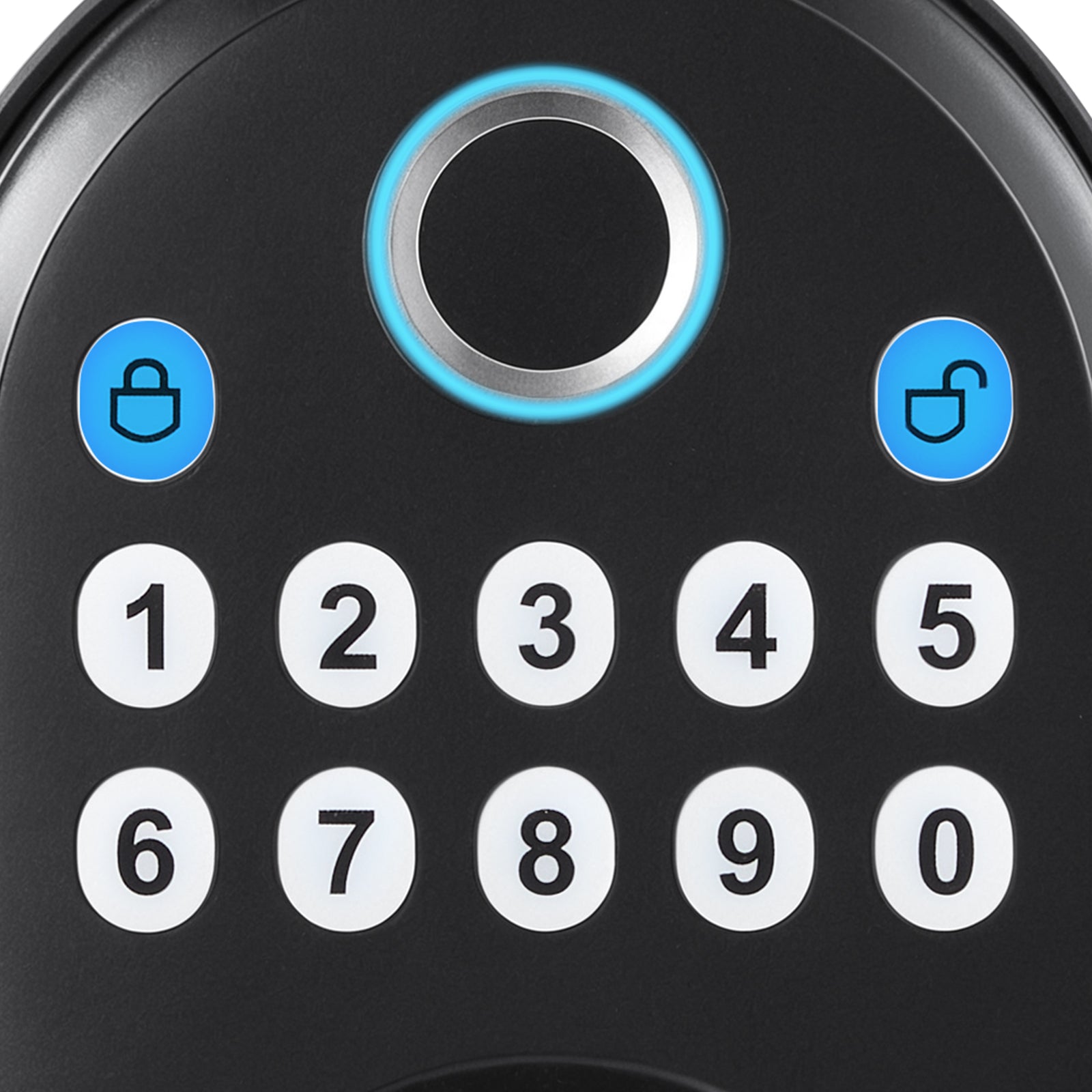 Fingerprint Door Lock Keyless Entry Door Lock Password and Key Unlock