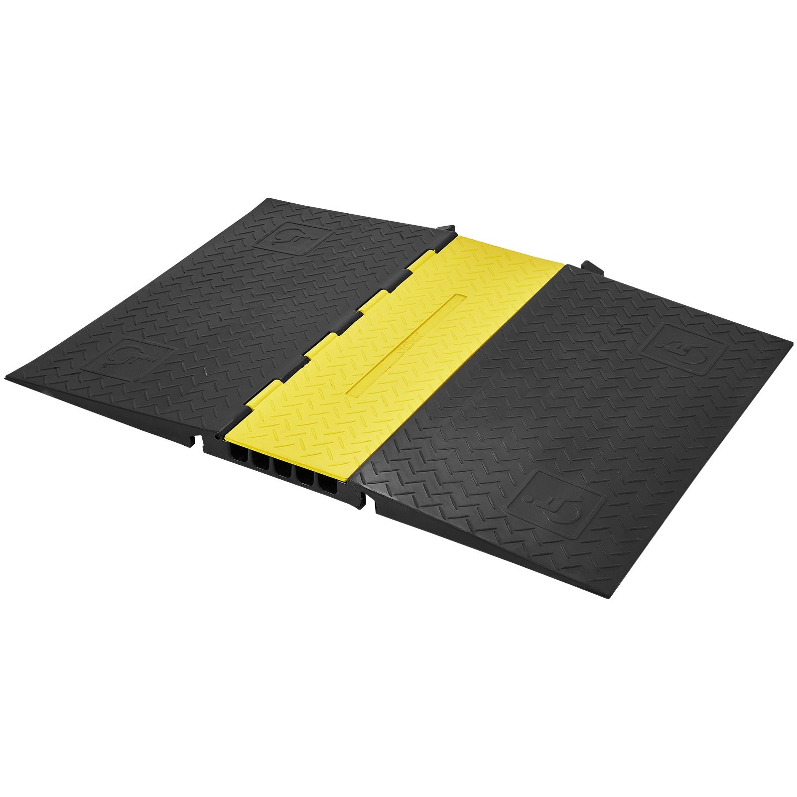 5Channel Cable Protector Ramp 22000lbs Load ADA Compliant Wire Cable Cover