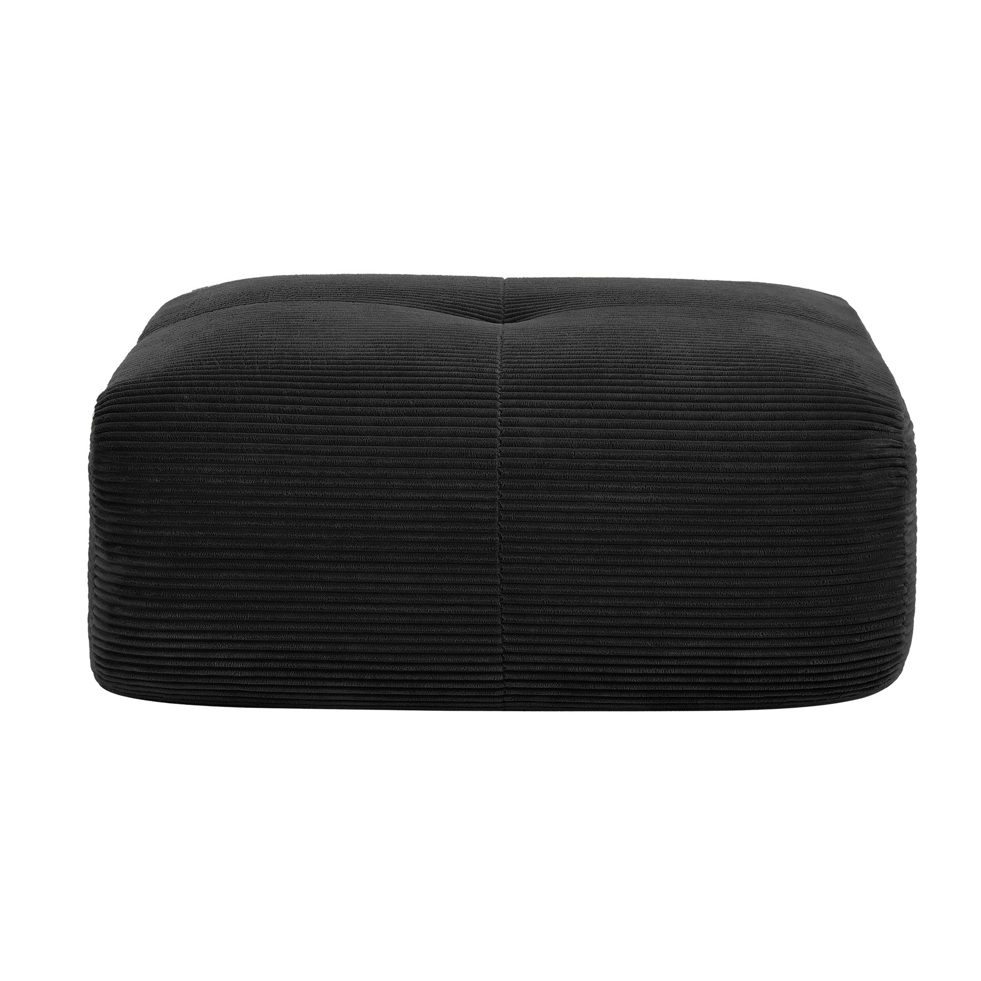 Hamlet LSF&RSF Corner Sofa W/Pillows Corduroy-Black