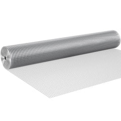 Hardware Cloth, 1/2 inch 48in x 50 ft 19 Gauge, Hot Dipped Galvanized Wire Mesh Roll, Chicken Wire Fencing, Wire Mesh for Rabbit Cages, Garden, Small Rodents