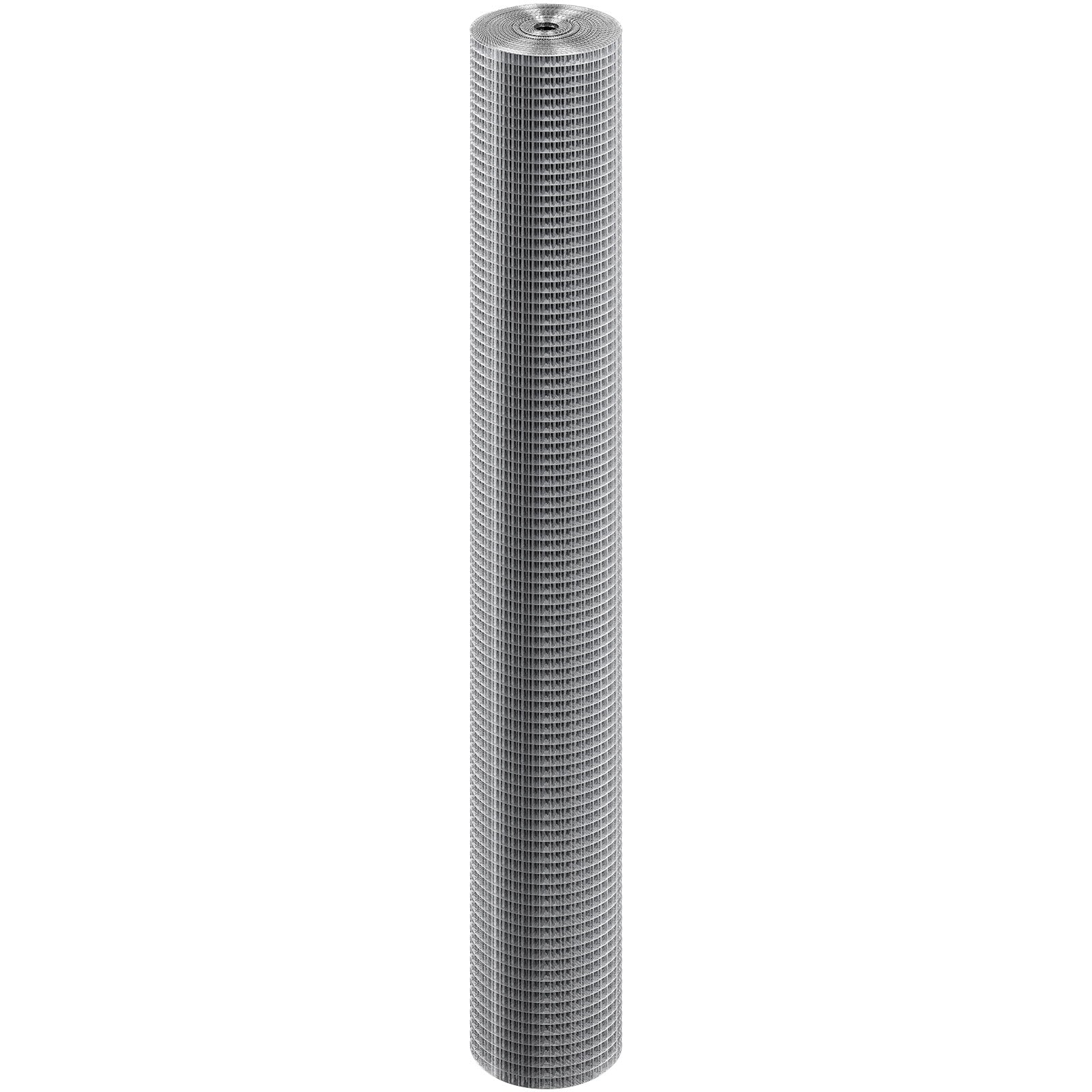 Hardware Cloth, 1/2 inch 48in x 50 ft 19 Gauge, Hot Dipped Galvanized Wire Mesh Roll, Chicken Wire Fencing, Wire Mesh for Rabbit Cages, Garden, Small Rodents