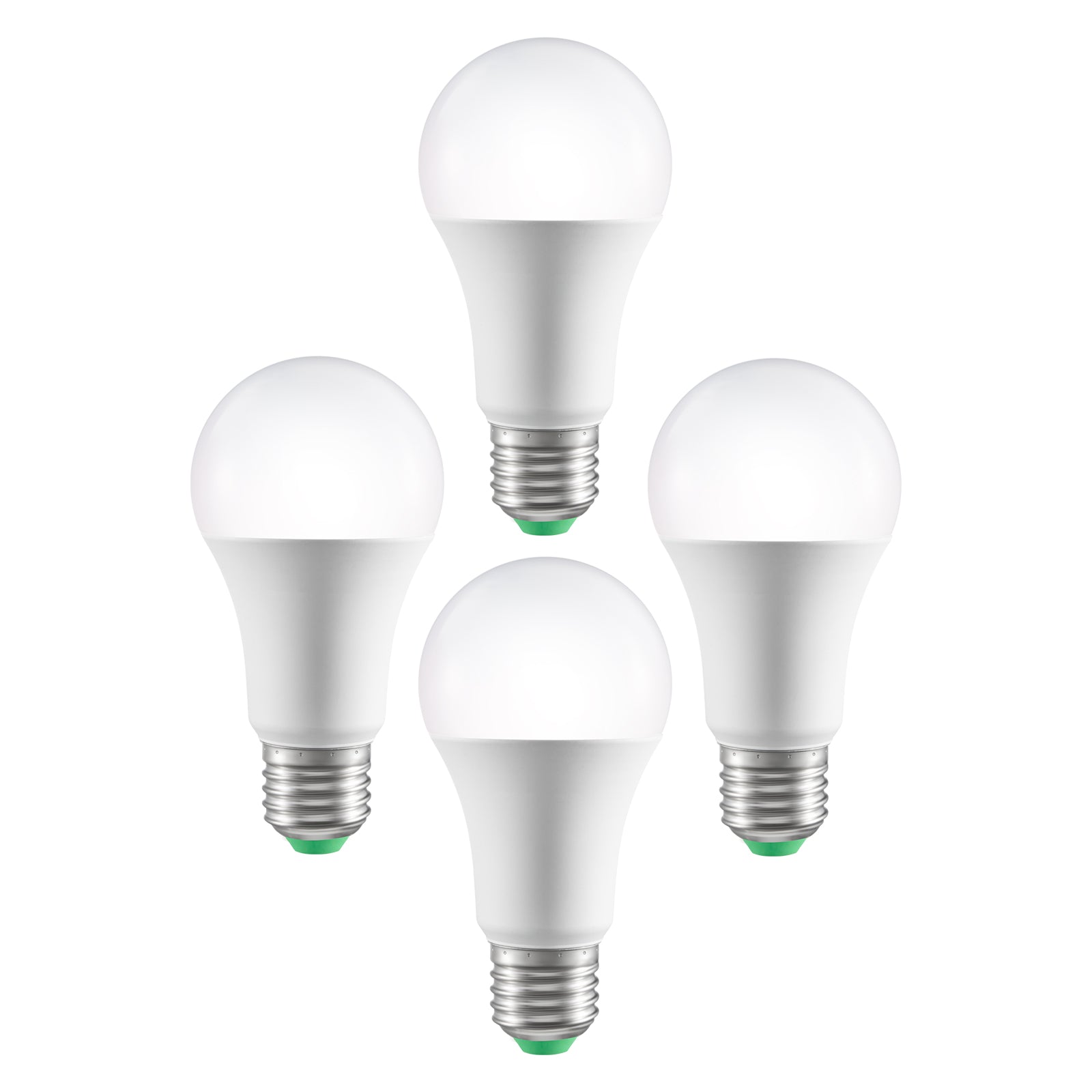 Smart Light Bulbs, 4-Pack, 9W Multicolor LED Bulbs, 800 Lumens with Smart Control Compatibility for Vera, Google Assistant, Amazon Alexa, iOS, Android, RGB Color Changing