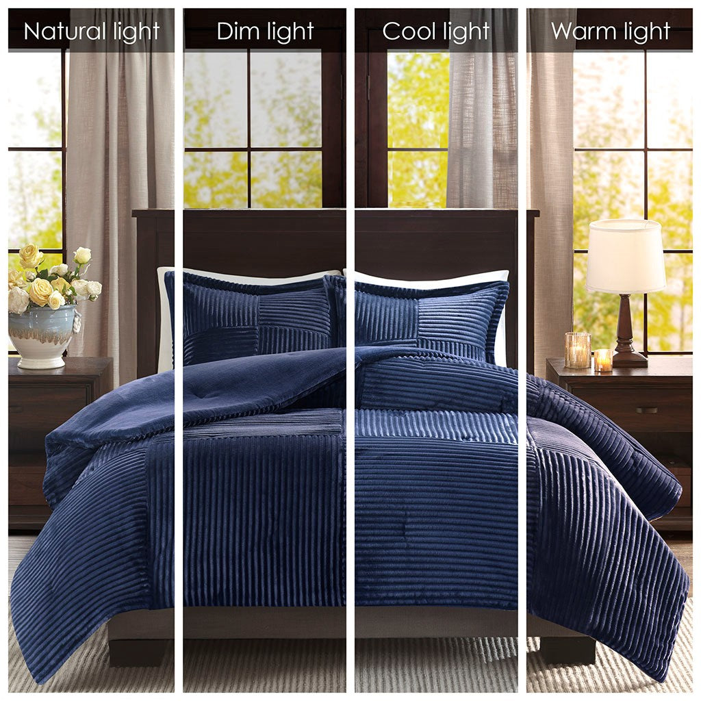 Full/Queen Plush Down Alternative Comforter Set