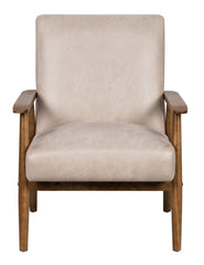25.38'' Wide Classic Mid-Century Modern Arm Chair, Light Camel