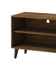 Amidon TV Stand for TVs up to 63", with 2 Storage Shelves& 1 Cabinet, Modern Entertainment Centre for TV in Living Room in  Brown