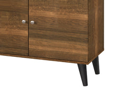 Amidon TV Stand for TVs up to 63", with 2 Storage Shelves& 1 Cabinet, Modern Entertainment Centre for TV in Living Room in  Brown