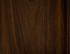 Chocolate Brown Color Fabric Upholstered Side Chairs 2pc Set Walnut Finish Wooden Frame Dining Furniture
