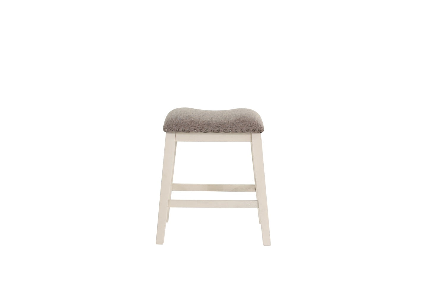 Modern Contemporary Dining Room Furniture Chairs Set of 2 Counter Height High Stools Light Wooden Cushion Seat