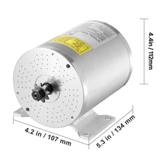 1800W Electric Brushless DC Motor Kit 48V 4500rpm Motor with Upgraded Controller