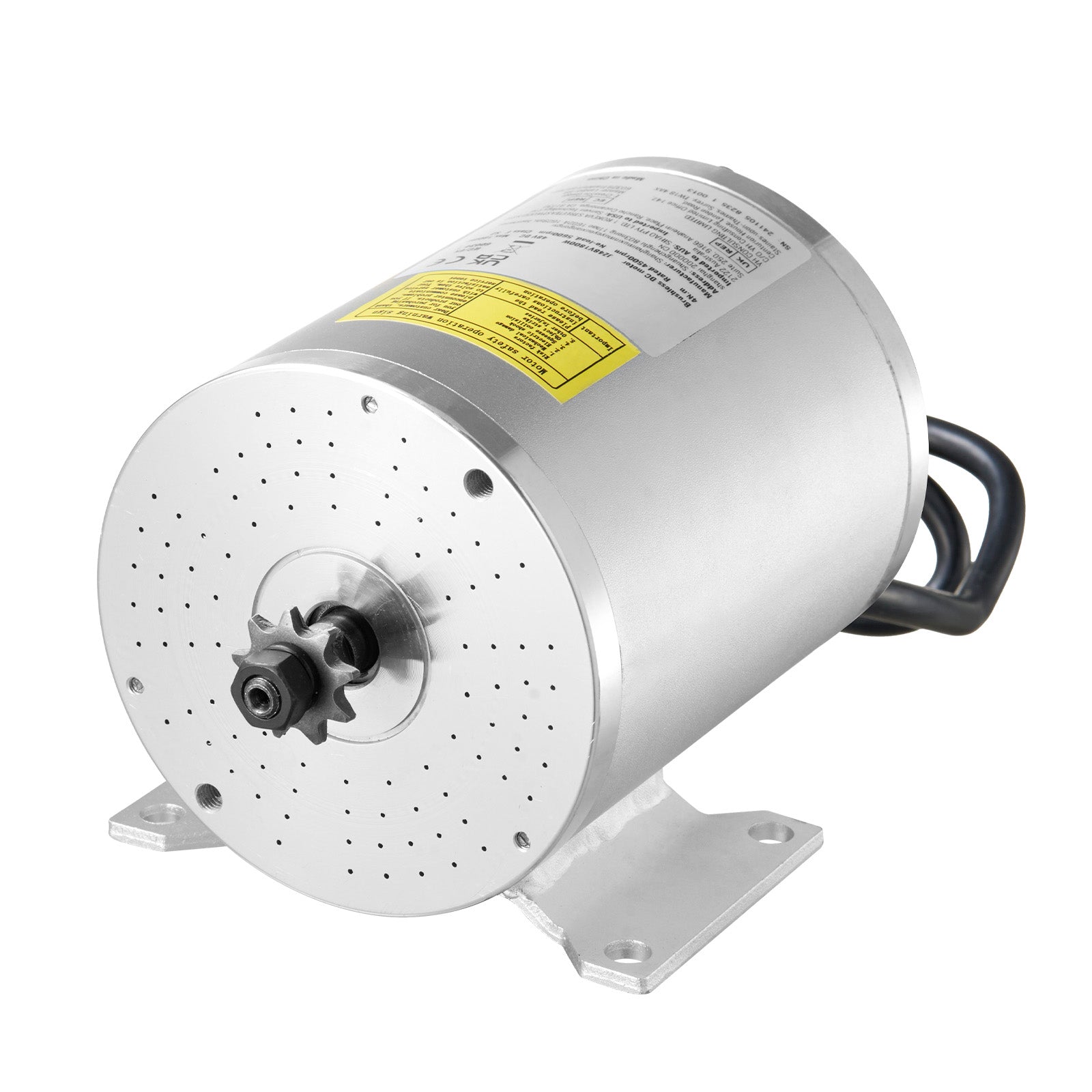 1800W Electric Brushless DC Motor Kit 48V 4500rpm Motor with Upgraded Controller