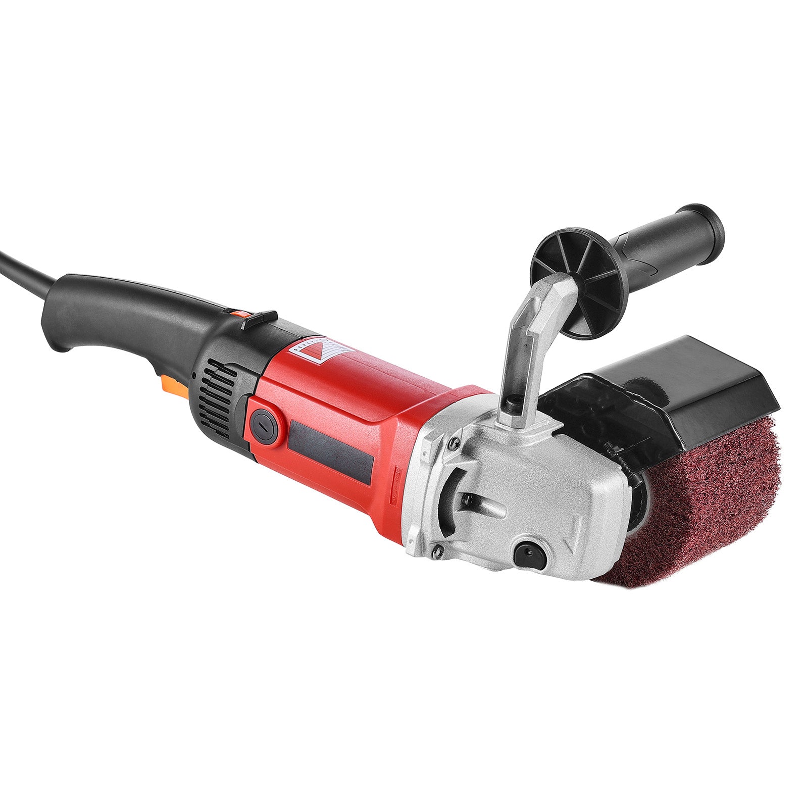 Burnishing Polishing Machine 1200W 6-Speed Electric Metal Polisher 4 Wheel
