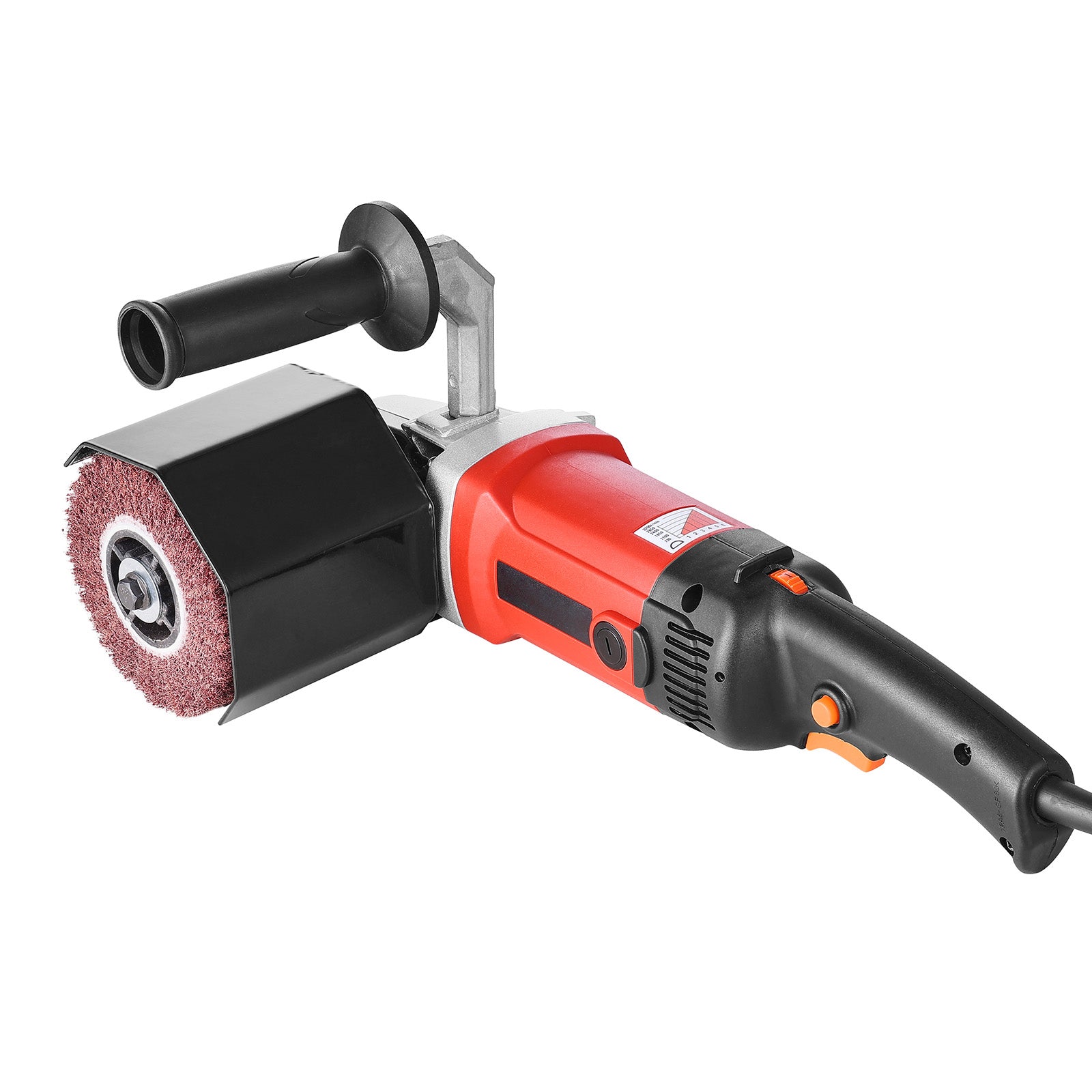 Burnishing Polishing Machine 1200W 6-Speed Electric Metal Polisher 4 Wheel