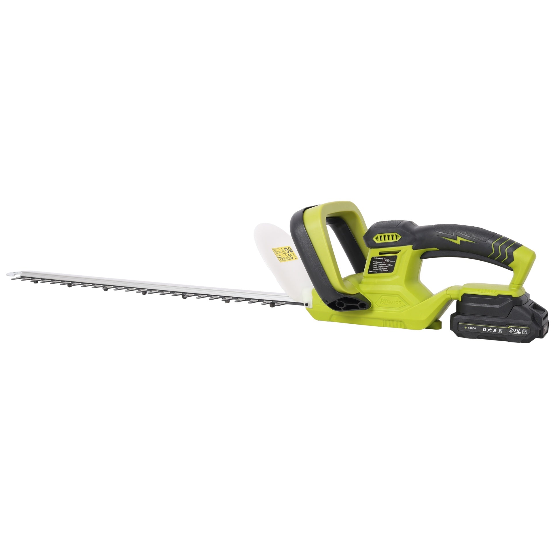 21V DC Hedge Trimmer,Brush motor, with Battery and Seat Charger, 21inch Steel Blade, for Lawns, Bushes and Garden Landscaping